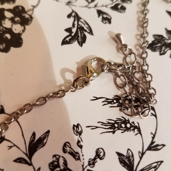 Orange crystal Point necklace jp10 - Picture 5 of 5